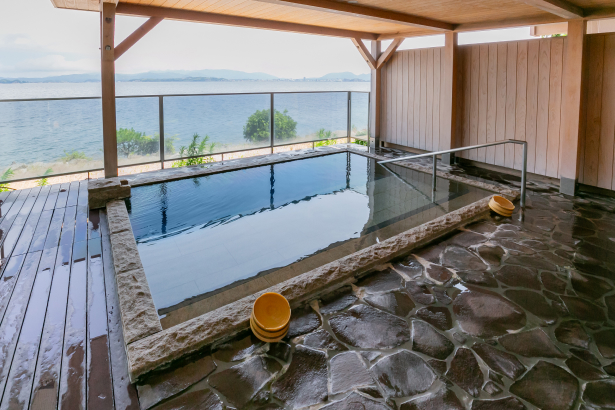 玉造で唯一の宍道湖展望露天風呂
